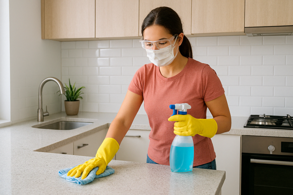 MẸO: CÁCH BẢO VỆ SỨC KHỎE KHI THƯỜNG XUYÊN TIẾP XÚC HÓA CHẤT DÀNH CHO NGƯỜI GIÚP VIỆC KHI LÀM VIỆC